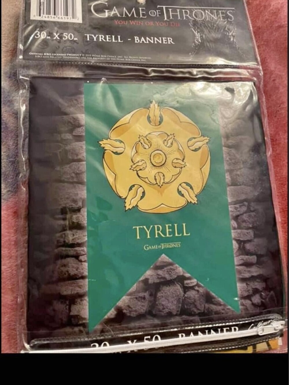 Game of Thrones Tyrell Banner - Green and Gold